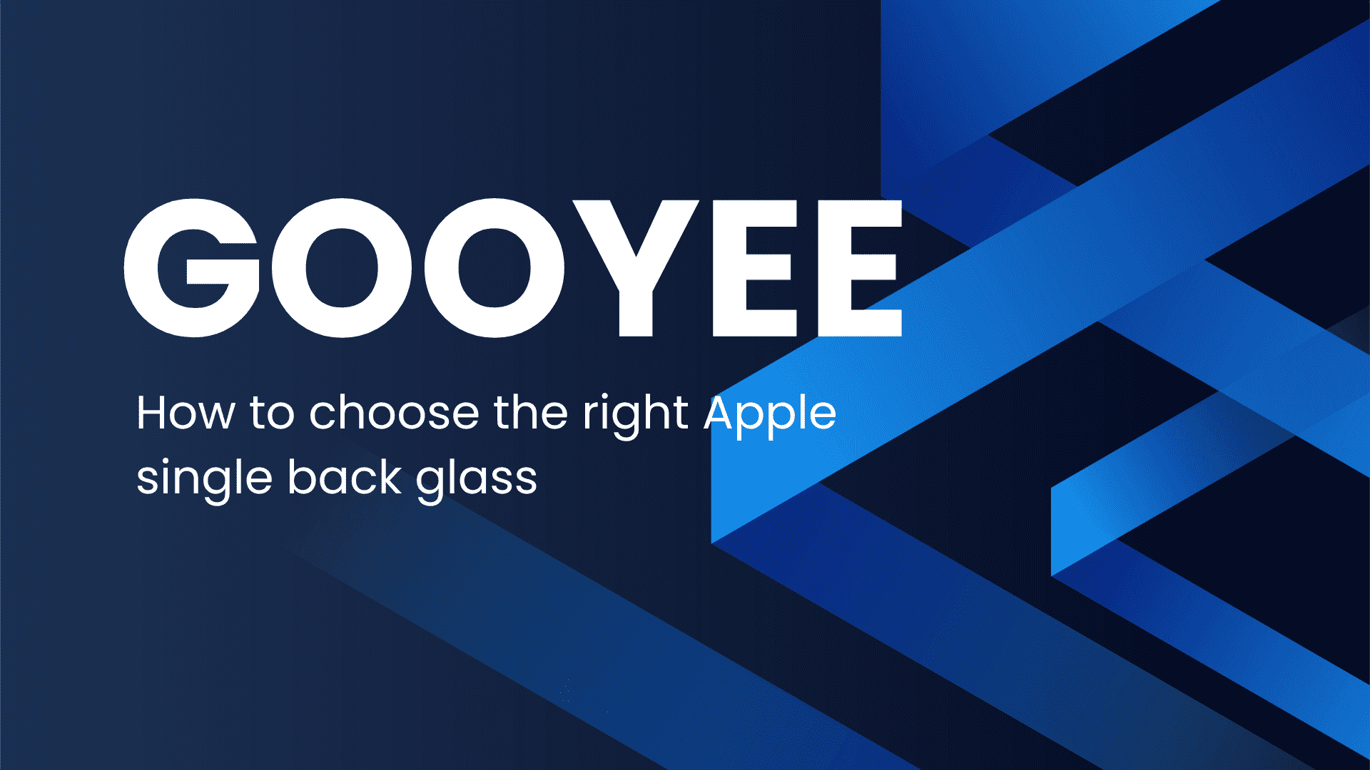 How To Choose The Right Apple Single Back Glass